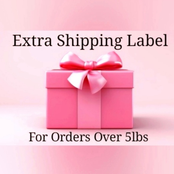 Extra shipping Label for orders over 5 lbs - Picture 1 of 4